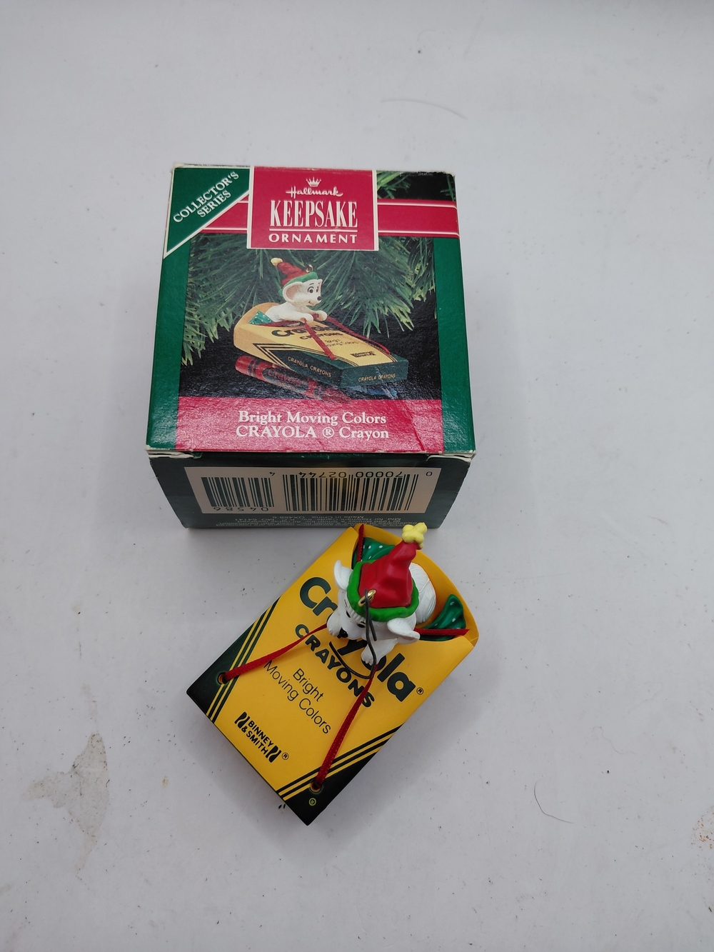 Hallmark Keepsake Ornament Vintage Bright Moving Colors Crayola 1990